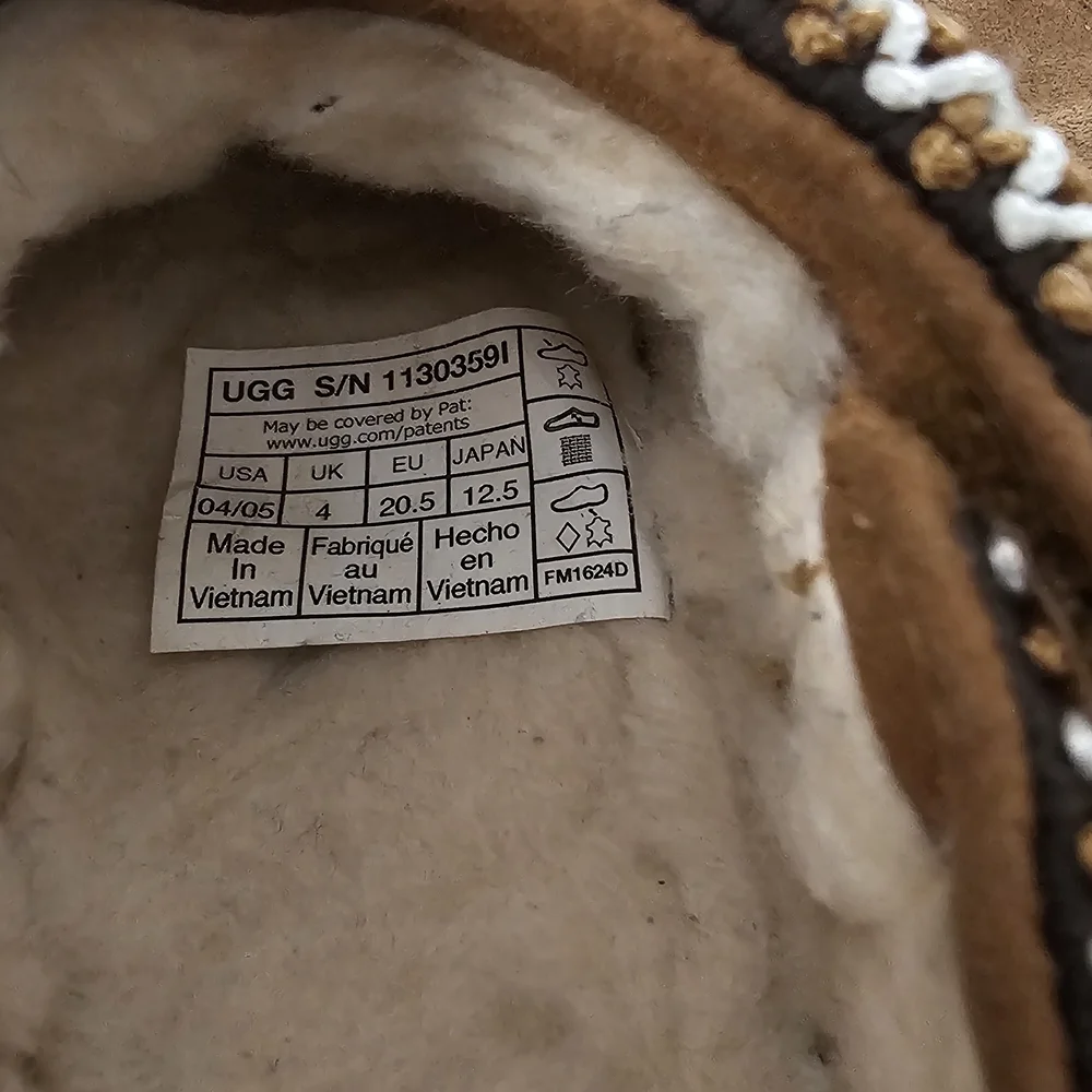 UGG Tasman Chesnut Kids Slippers 04/05